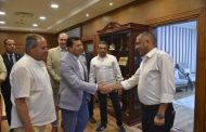 محافظ بورسعيد يستقبل وزير الشباب والرياضة بديوان المحافظة