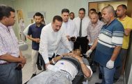 بالصور : محافظ المنوفية يتوجه لمستشفى الباجور العام للإطمئنان على مصابي حادث الإقليمي