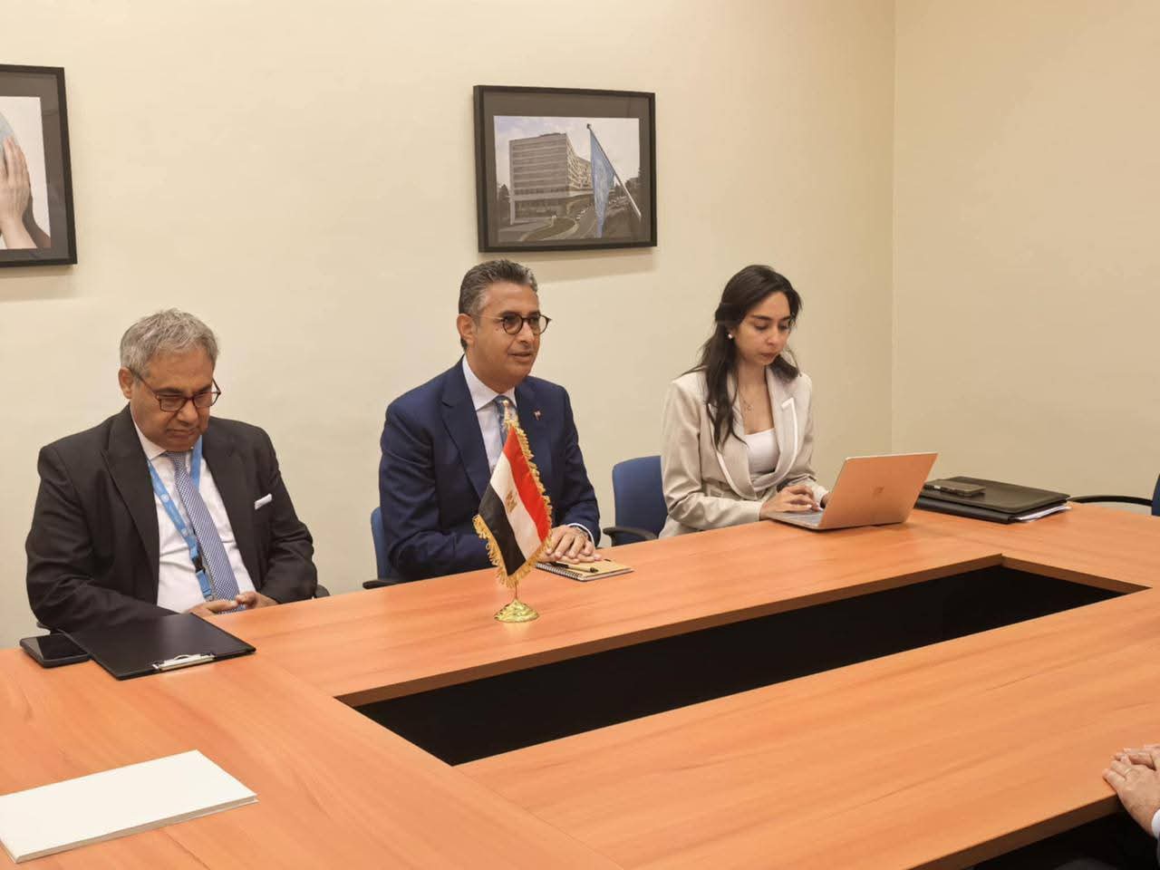 وزير التموين يلتقي مديرة المعهد الوطني للمترولوجيا والجودة والتكنولوجيا في البرازيل
