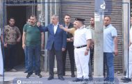 محافظ الإسكندرية يتابع تداعيات انهيار أجزاء من عقار بمنطقة العطارين