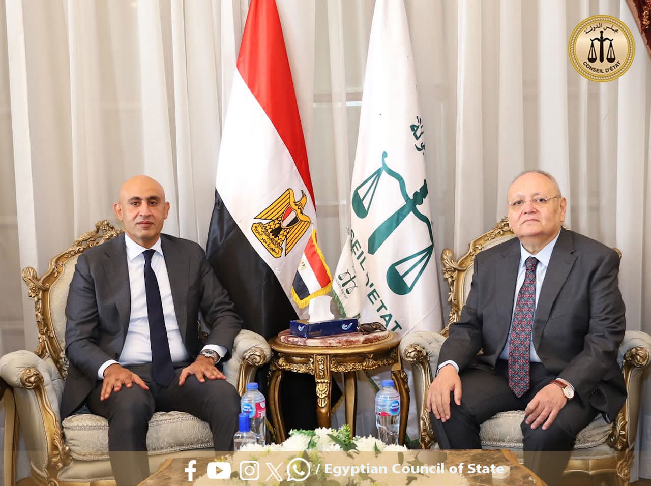 رئيس مجلس الدولة يستقبل وزير التربية والتعليم لتقديم التهنئة