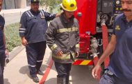 الحماية المدنية تختبر أنظمة الحريق للأبراج الإدارية بمنطقة الأعمال المركزية بالعاصمة