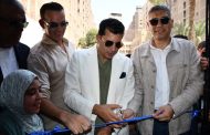 وزير الشباب والرياضة ومحافظ الجيزة يفتتحان حمام سباحة نُزل الشباب الدولي