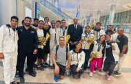 وزير الرياضة يهنئ أبطال الخماسي الحديث بعد سيطرتهم على بطولة العالم للناشئين بالمجر