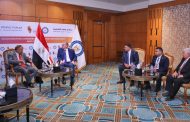 بدوى يستقبل رئيس مجلس إدارة شركة مناجم النوبة العاملة فى مجال التنقيب وإنتاج الذهب