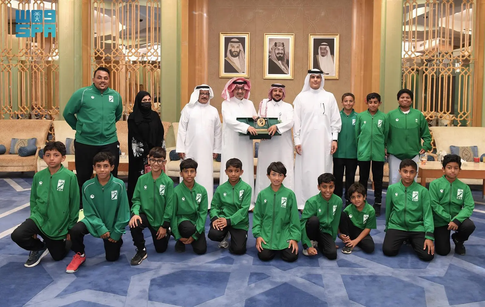 سفير المملكة يستقبل وفد المنتخب السعودي للتنس المشارك في البطولة العربية للناشئين
