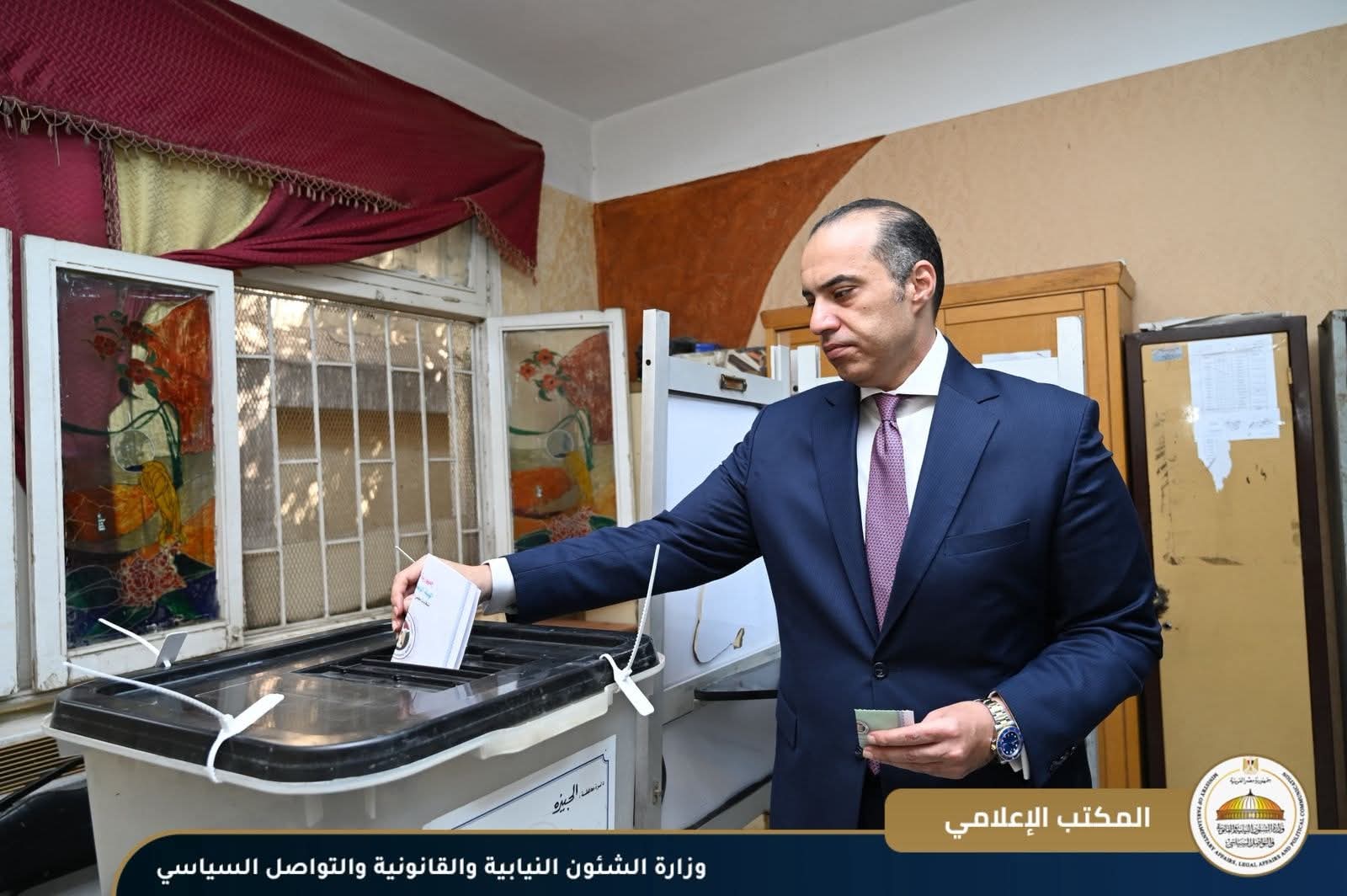 فوزى : المشاركة مسئولية وطنية تقع على عاتق كل مواطن حريص على مستقبل بلده
