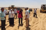 رئيس جهاز الشيخ زايد تتفقد المشروعات الجارية بتوسعات المدينة ومحطة الصرف