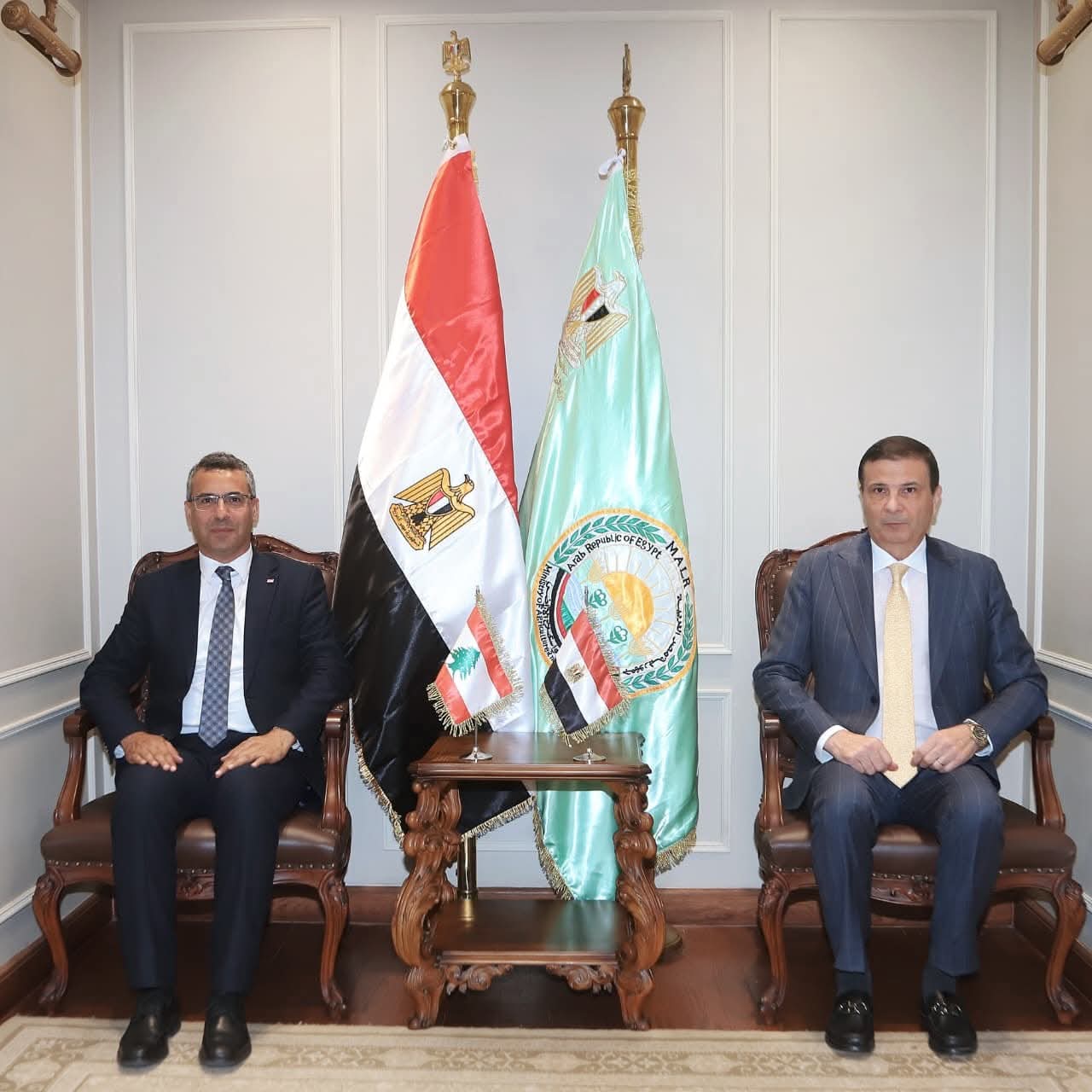 وزيرا الزراعة واللبناني  يطلقان فعاليات الدورة الخامسة للجنة المصرية اللبنانية الزراعية الفنية المشتركة