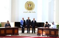 مدبولى يشهد توقيع عقد مشروع 