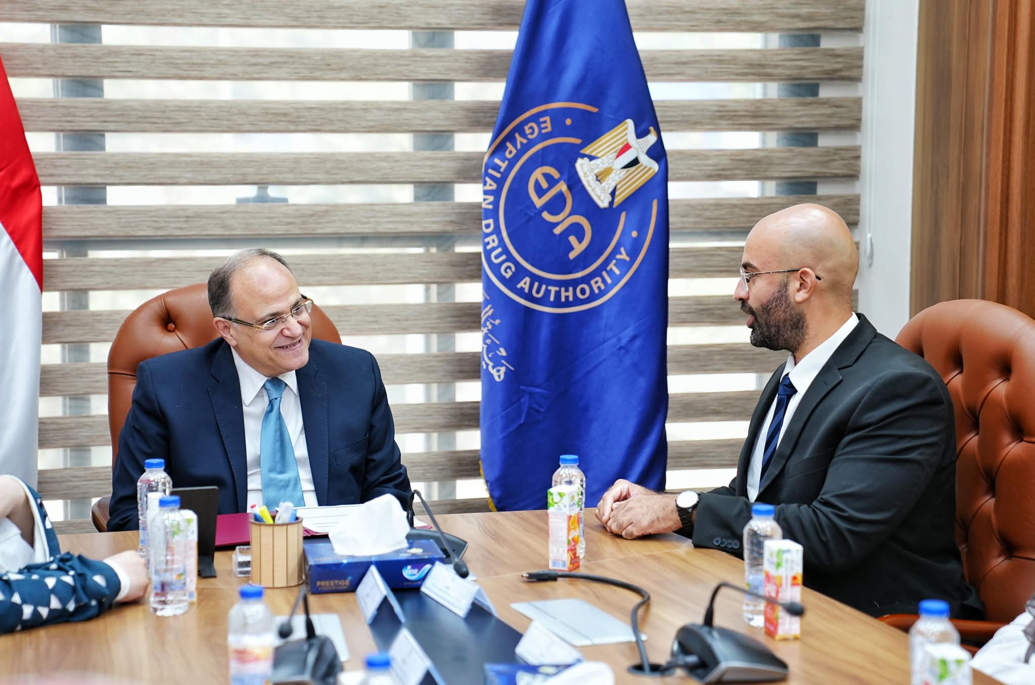 الغمراوى يبحث مع شركة P&G العالمية دعم الاستثمار في المستحضرات الدوائية