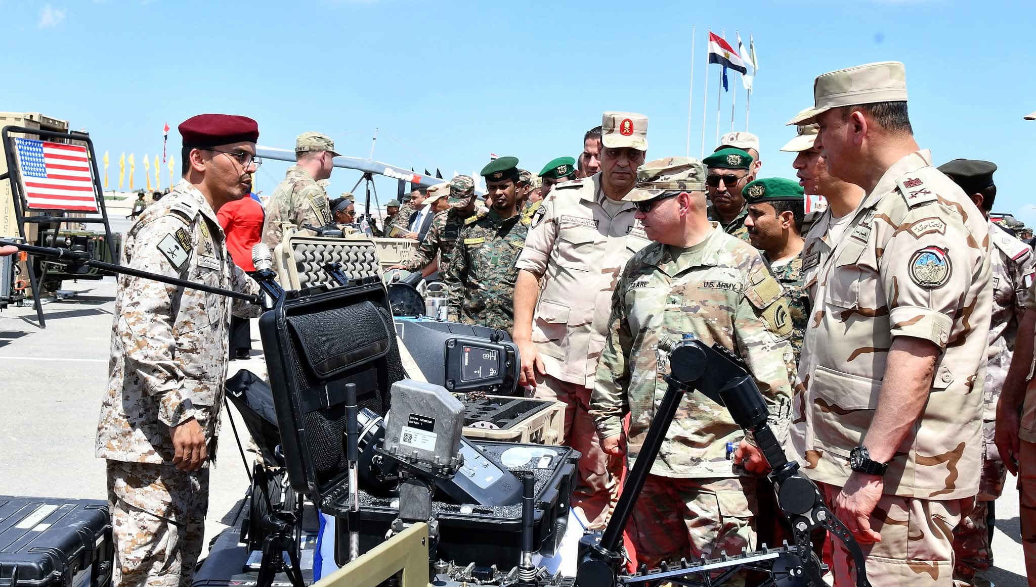 بمشاركة 44 دولة شقيقة وصديقة .. بدء فعاليات التدريب المصرى الأمريكى المشترك «النجم الساطع»