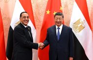 الرئيس الصيني يستقبل رئيس الوزراء بقصر الضيافة بمدينة 
