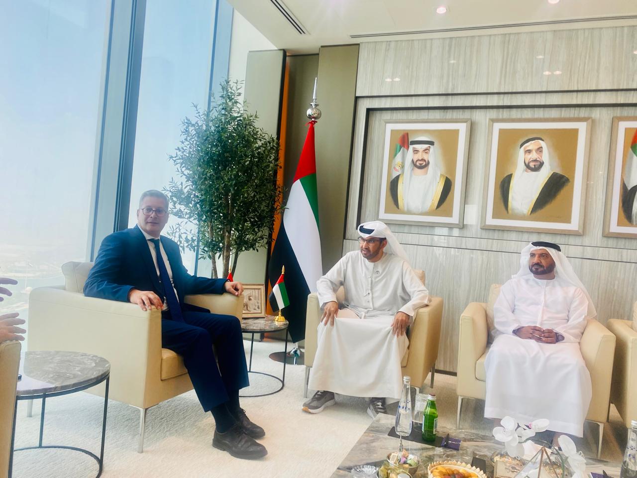 بدوى يبحث تعزيز التعاون بين مصر والإمارات مع شركة أدنوك