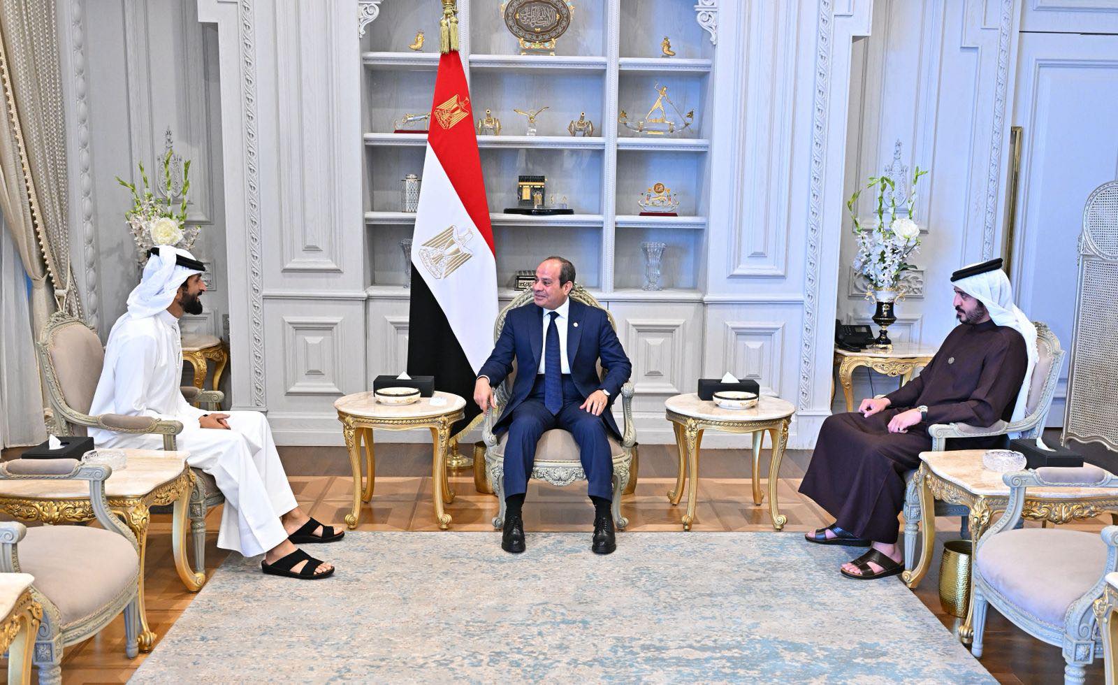 الرئيس السيسى : حرص مصر على مواصلة التنسيق والتعاون المشترك مع البحرين