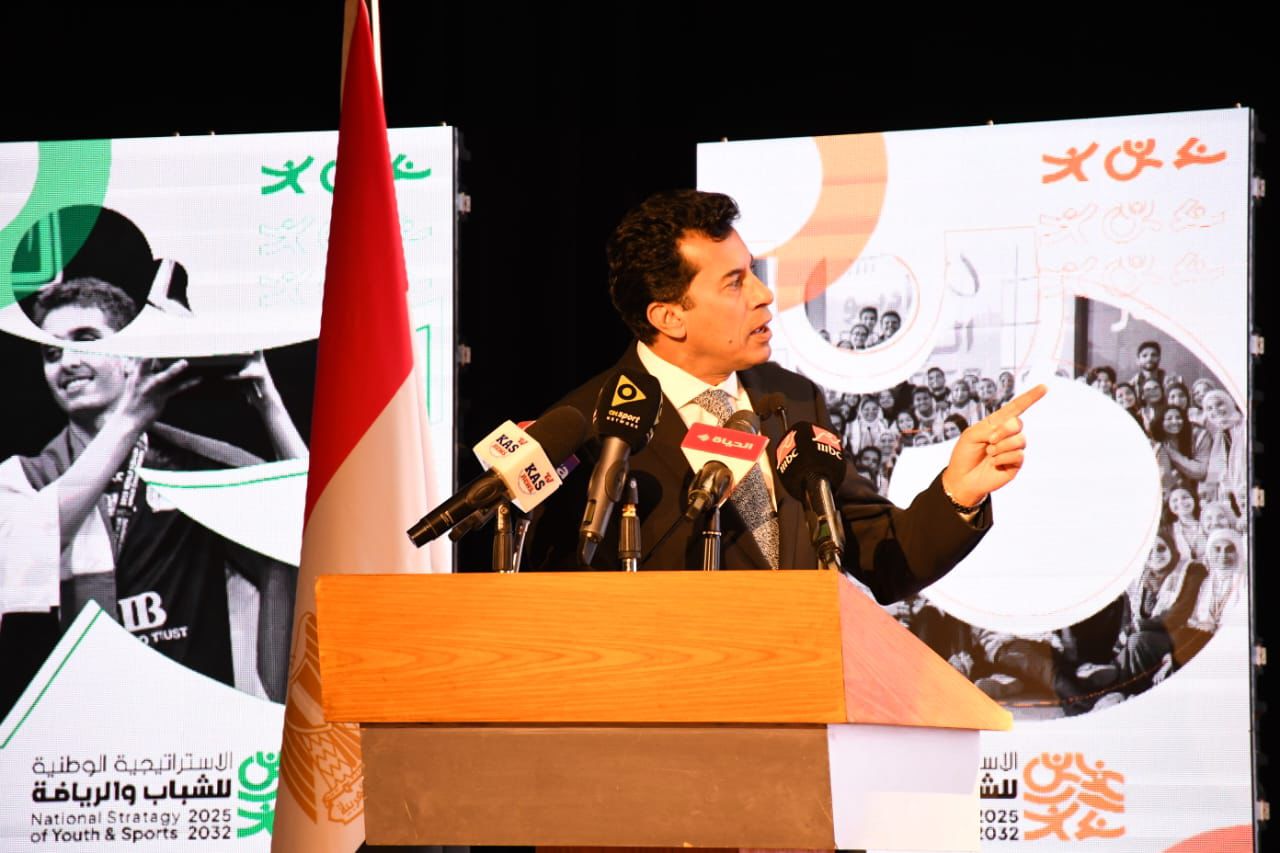 صبحى يشهد إطلاق الاستراتيجية الوطنية للشباب والرياضة 2025–2032