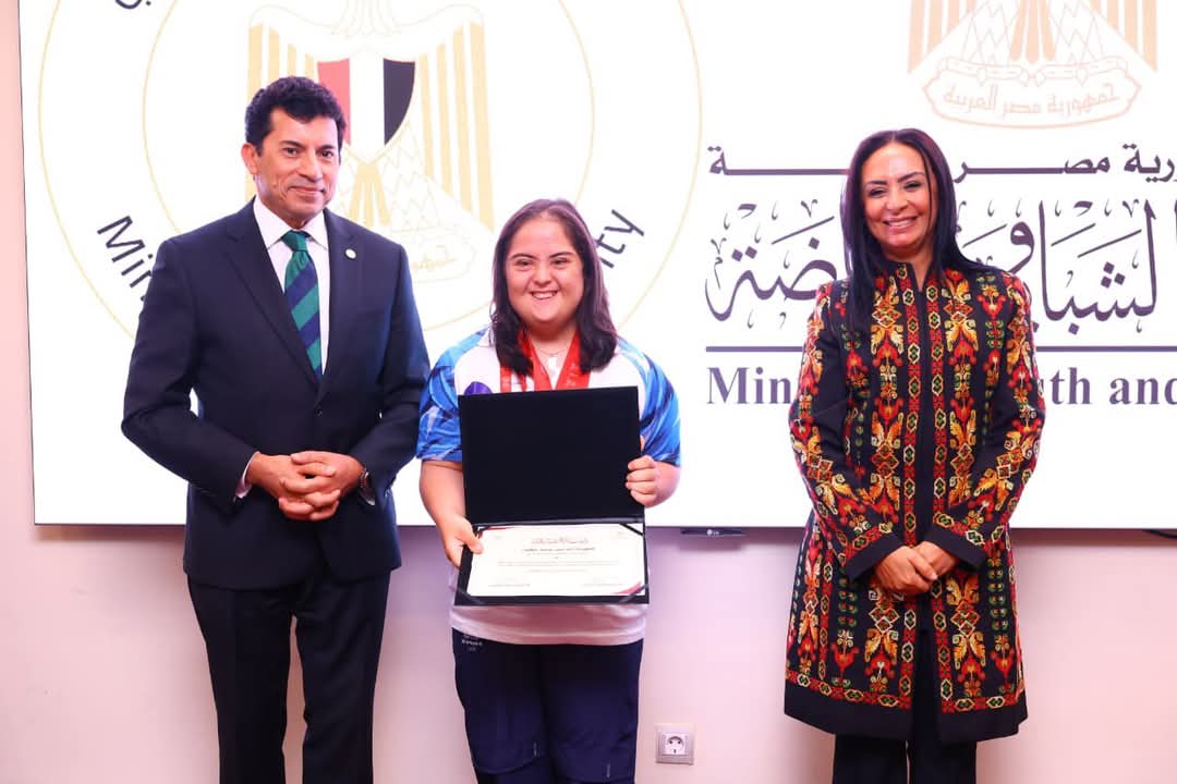 وزيرا التضامن  والشباب والرياضة يكرمان أبطال الأولمبياد الخاص المصري الفائزين في مسابقة الفروسية الإقليمية بالإمارات