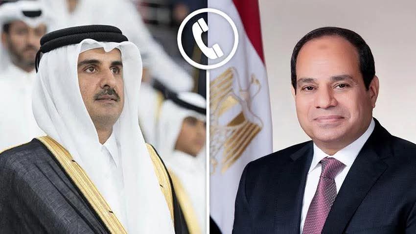 الرئيس السيسي: رفض مصر القاطع لأي انتهاك يمس سيادة دولة قطر