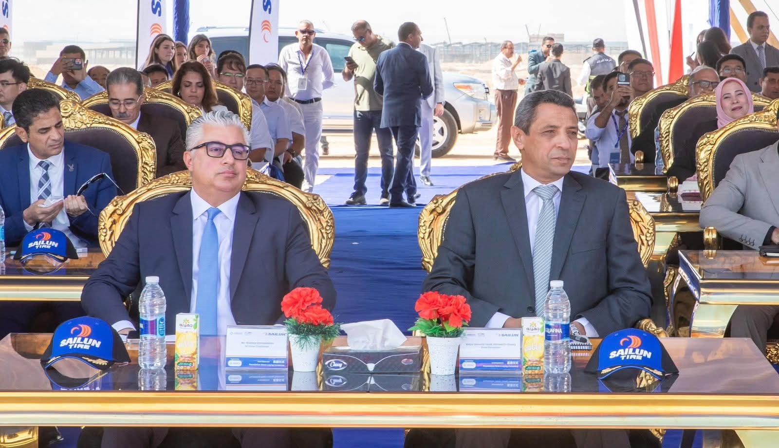 جمال الدين يشهد وضع حجر الأساس لمصنع 