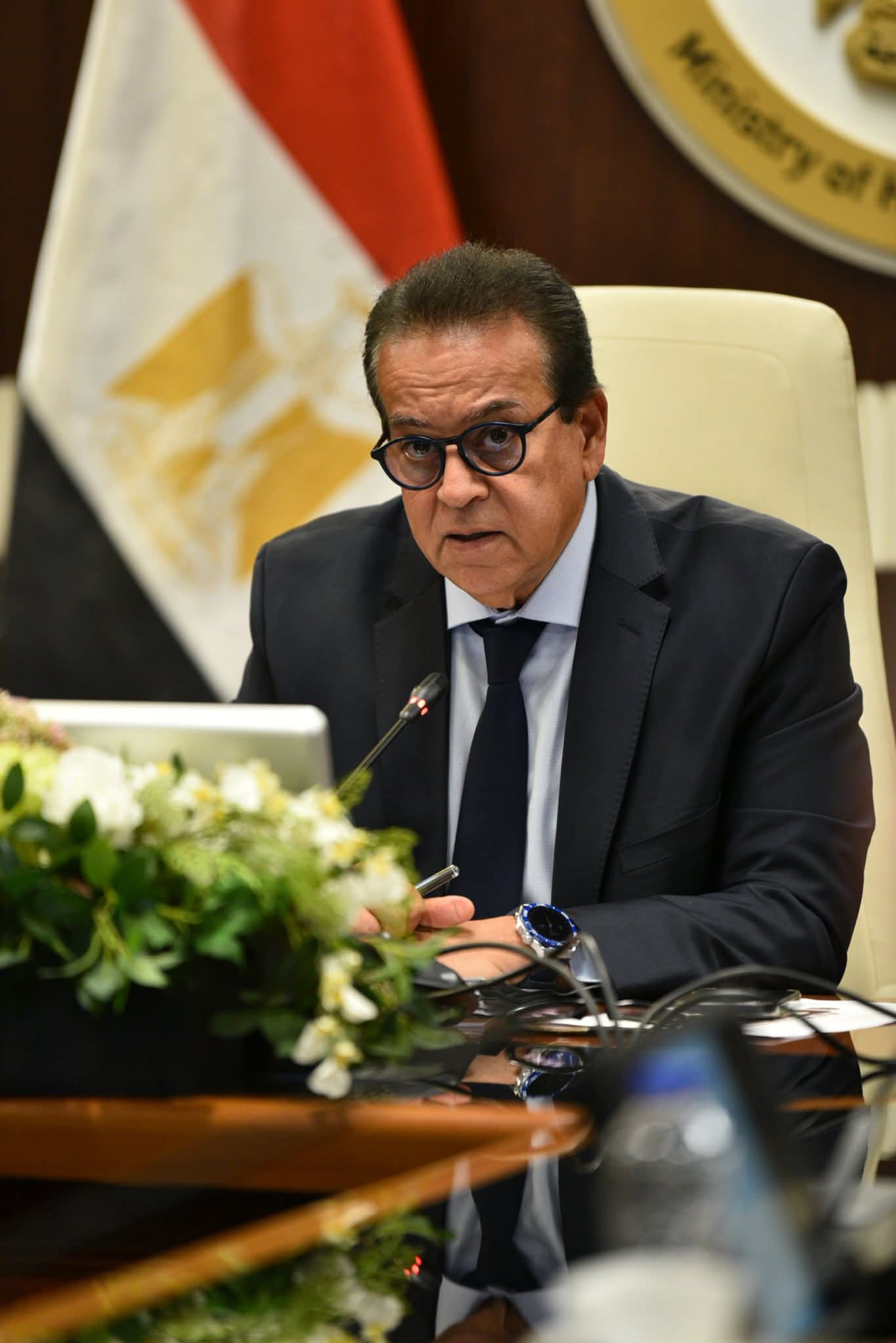 عبدالغفار يترأس اجتماع اللجنة التنسيقية لمنظومة التأمين الصحي الشامل لمناقشة خطة التطبيق التدريجي للمنظومة بمحافظات الجمهورية