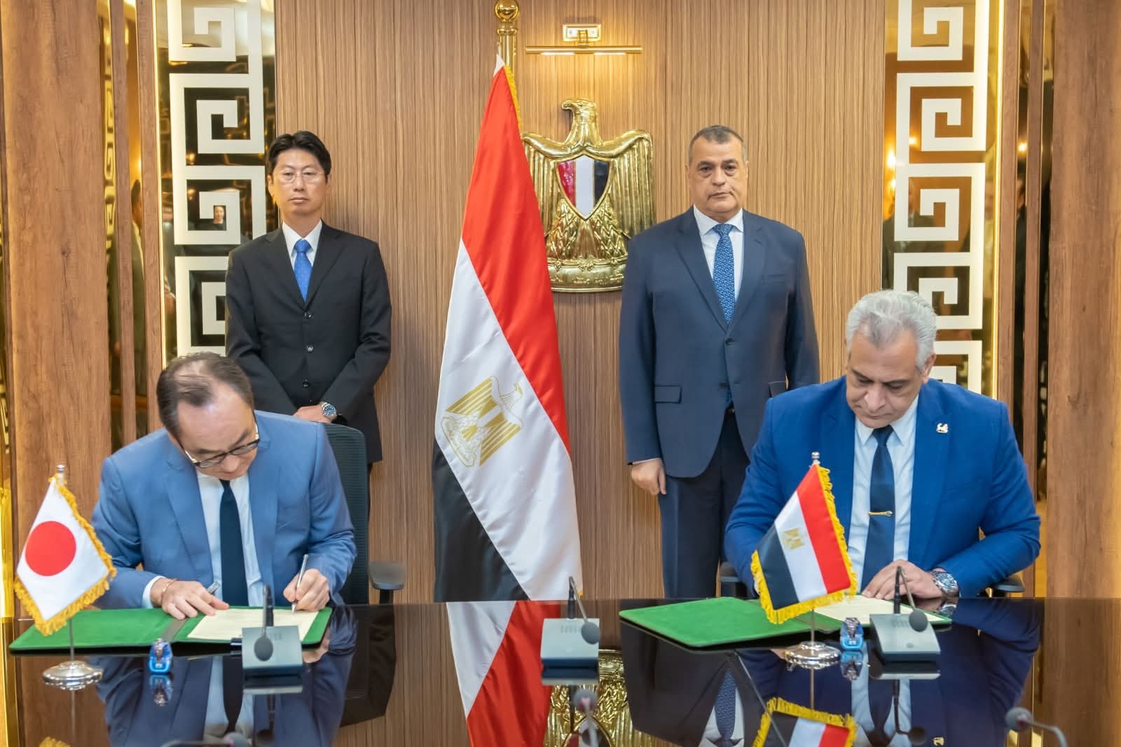 الإنتاج الحربى يشهد توقيع مذكرة مع شركة ميزوها اليابانية لتصنيع محطات توليد المياه من الهواء