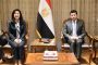 وزير الكهرباء يبحث مع شركة 