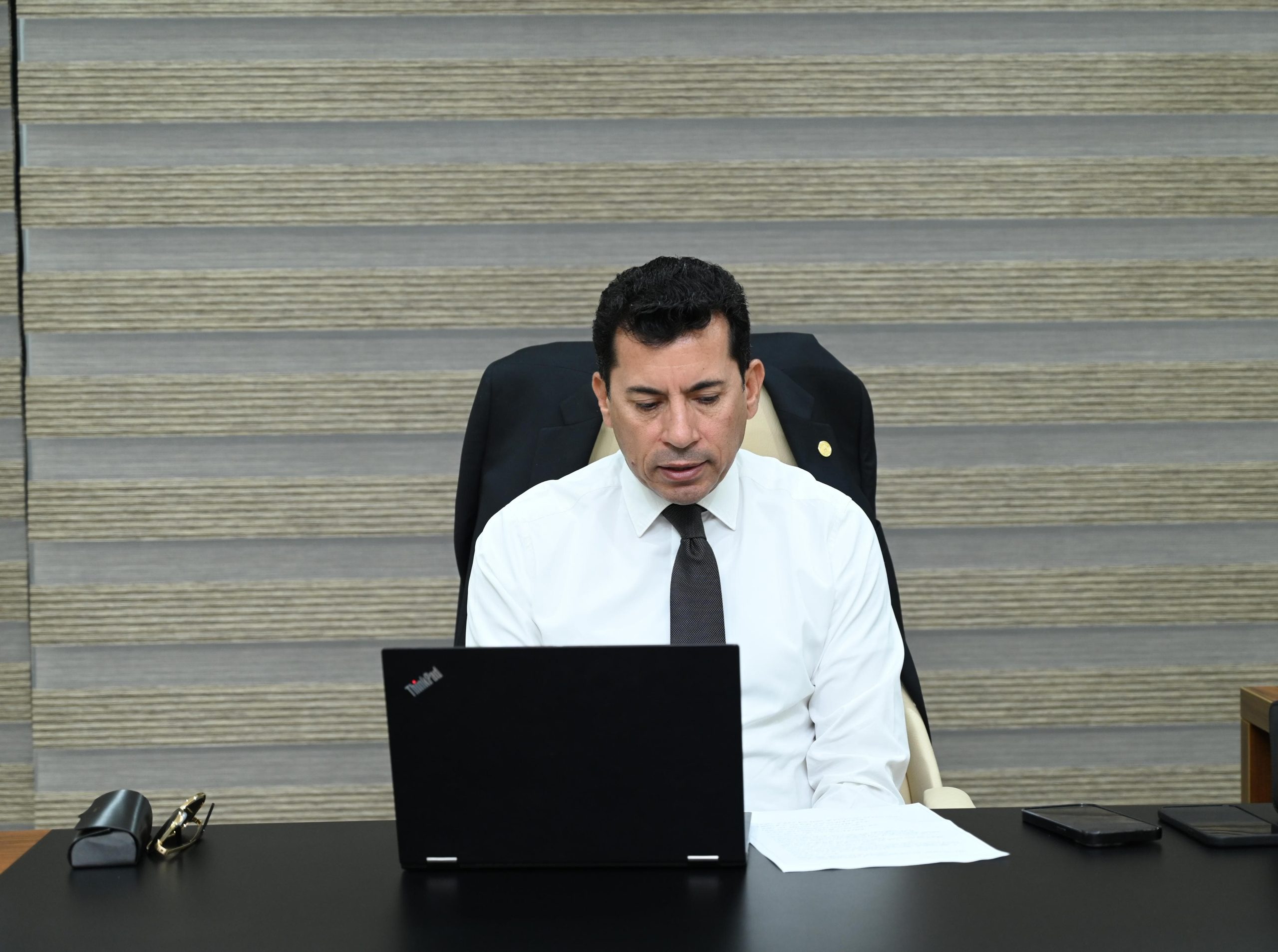 صبحي يشهد ختام معسكر «اتحاد بشبابها» الثالث بالمنيا