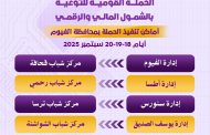 الشباب والرياضة تطلق الحملة القومية للتوعية بالشمول المالي والرقمي بالفيوم وبني سويف