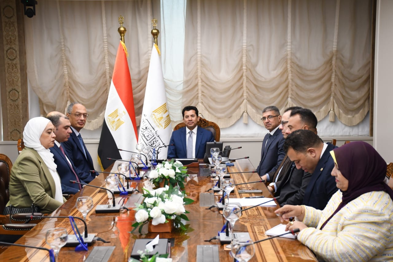 صبحى يشهد مراسم توقيع بروتوكول تعاون مع الهيئة العامة للرقابة على الصادرات والواردات لضمان جودة المنتجات الرياضية