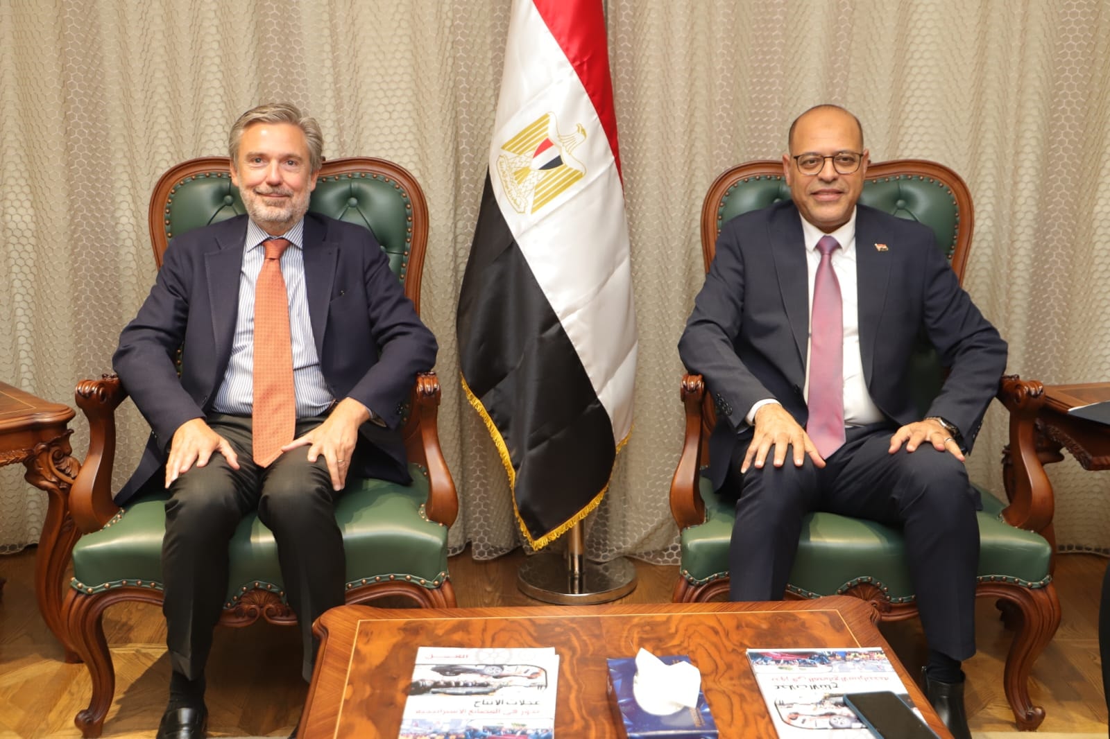 جبران يناقش ملف تنقل الأيدي العاملة المصرية الماهرة إلى إيطاليا