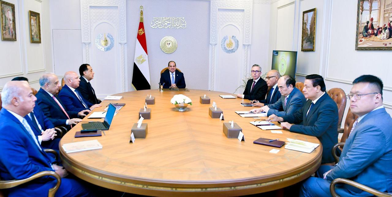 الرئيس السيسى : ضرورة تعظيم فرص التعاون مع شركة سكاتك ومجموعة صنجرو