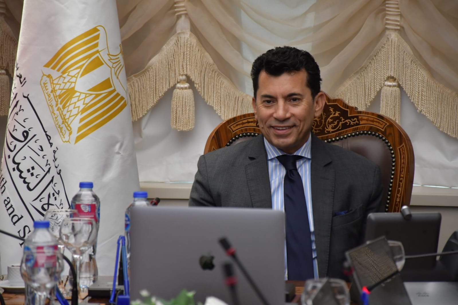 وزير الرياضة يهنئ منتخب مصر لتنس الطاولة بالإنجاز التاريخي