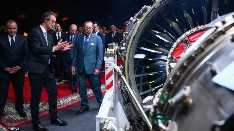 العاهل المغربي يطلق مشروعاً ضخماً لتصنيع وصيانة محركات الطائرات بالنواصر