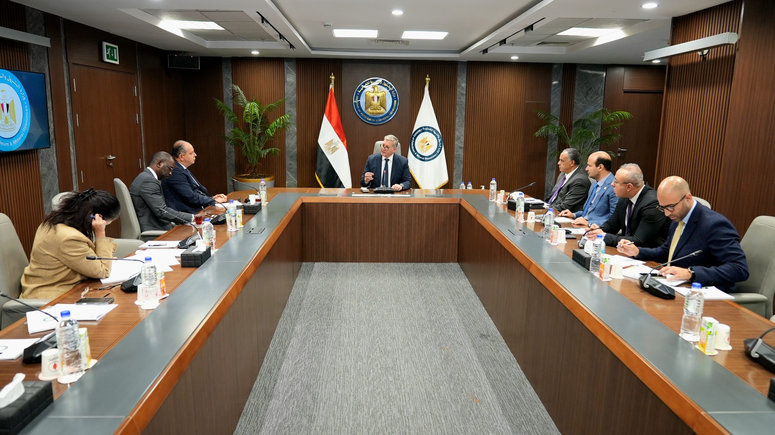 بدوى يبحث تعزيز التعاون مع مؤسسة التمويل الأفريقية