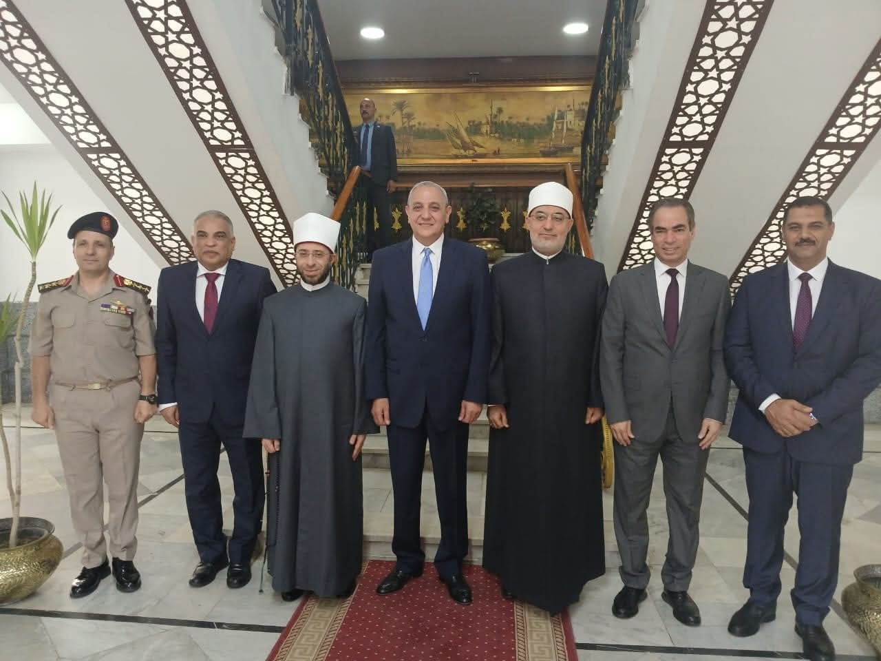 محافظ الغربية يستقبل وزير الأوقاف ومفتي الجمهورية ورئيس الهيئة الوطنية للإعلام