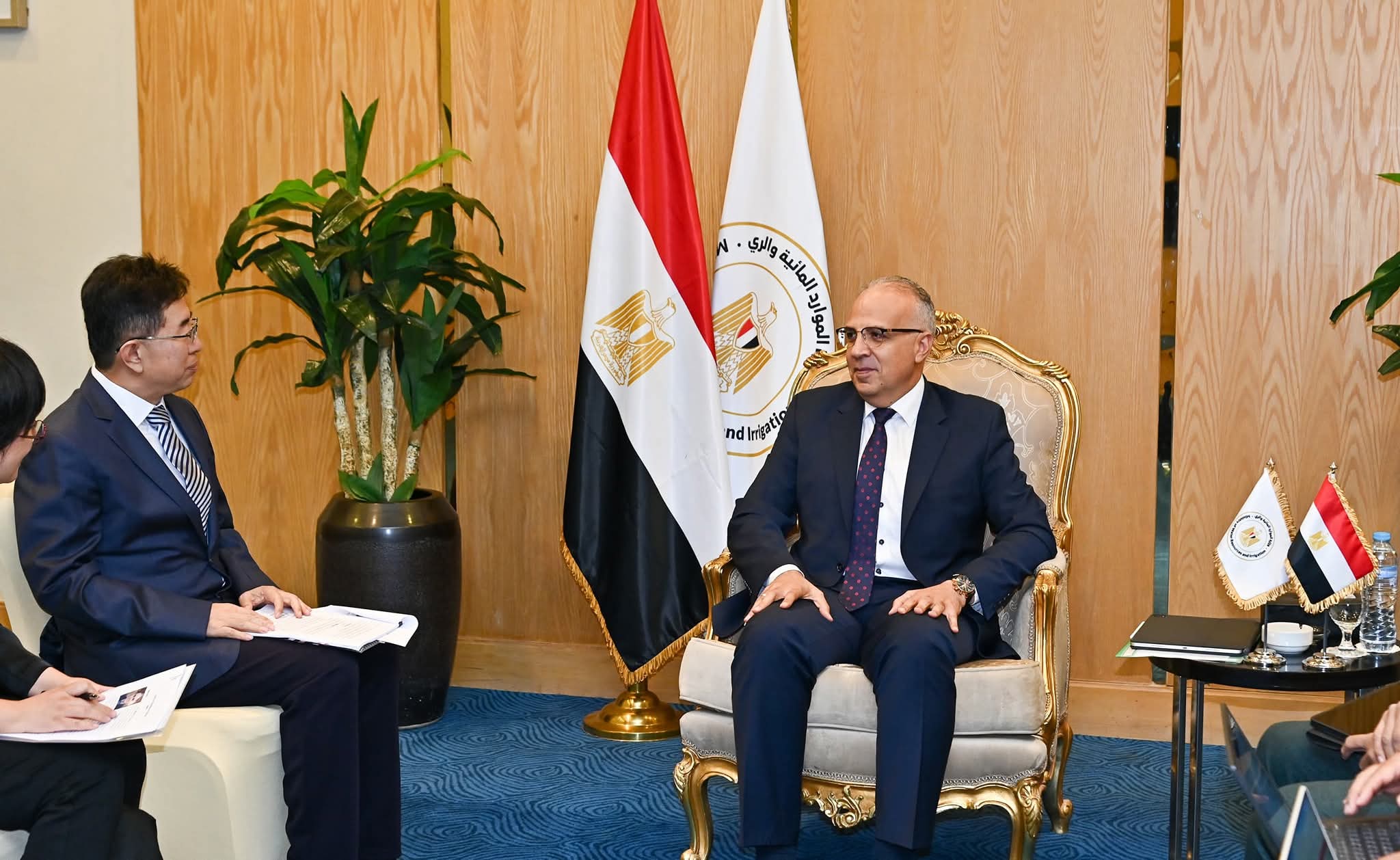 سويلم: علاقات صداقة تاريخية تربط مصر والصين فى كافة المجالات وخاصة مجال المياه