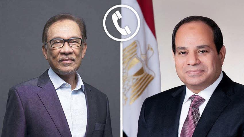 الرئيس السيسى يبحث العلاقات الثنائية بين مصر وماليزيا وسبل دفعها نحو آفاق أرحب