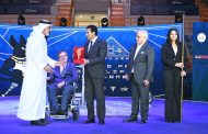 صبحي يشهد مراسم تسليم علم بطولة العالم لرفع الأثقال البارالمبي من مصر إلى البحرين
