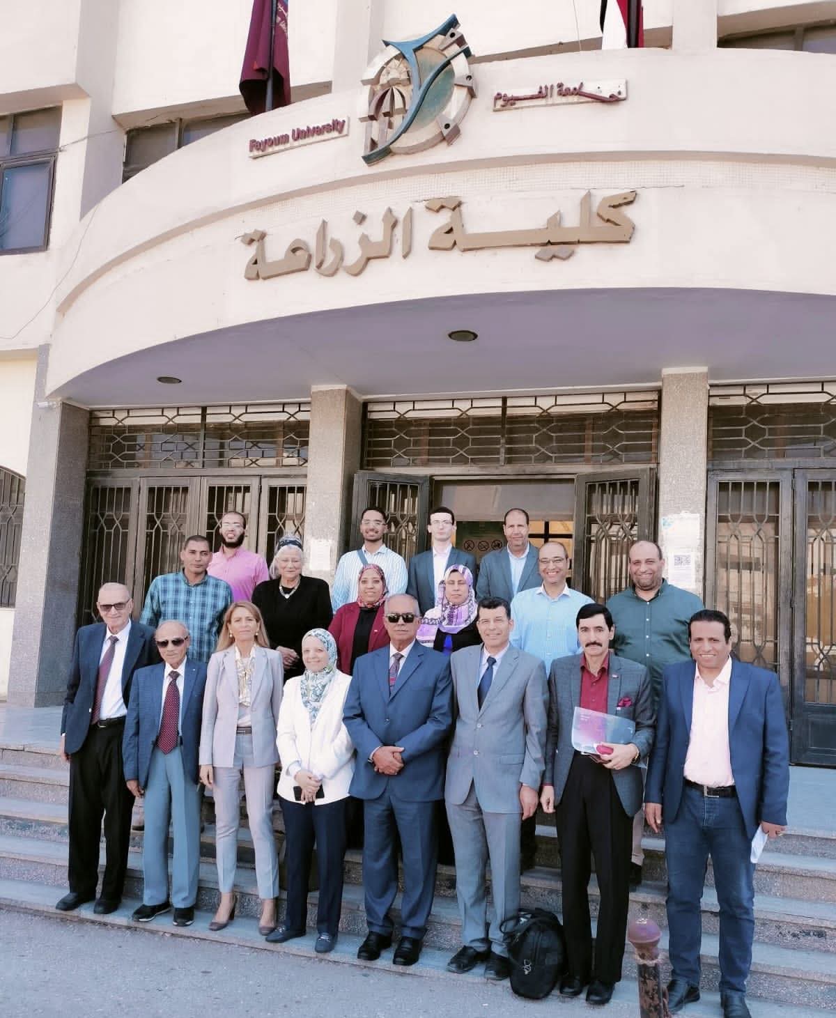 جامعة الفيوم: استقبال مدير مكتب اليونسكو لتعزيز أوجه التعاون بين كلية الزراعة ومنظمة اليونسكو