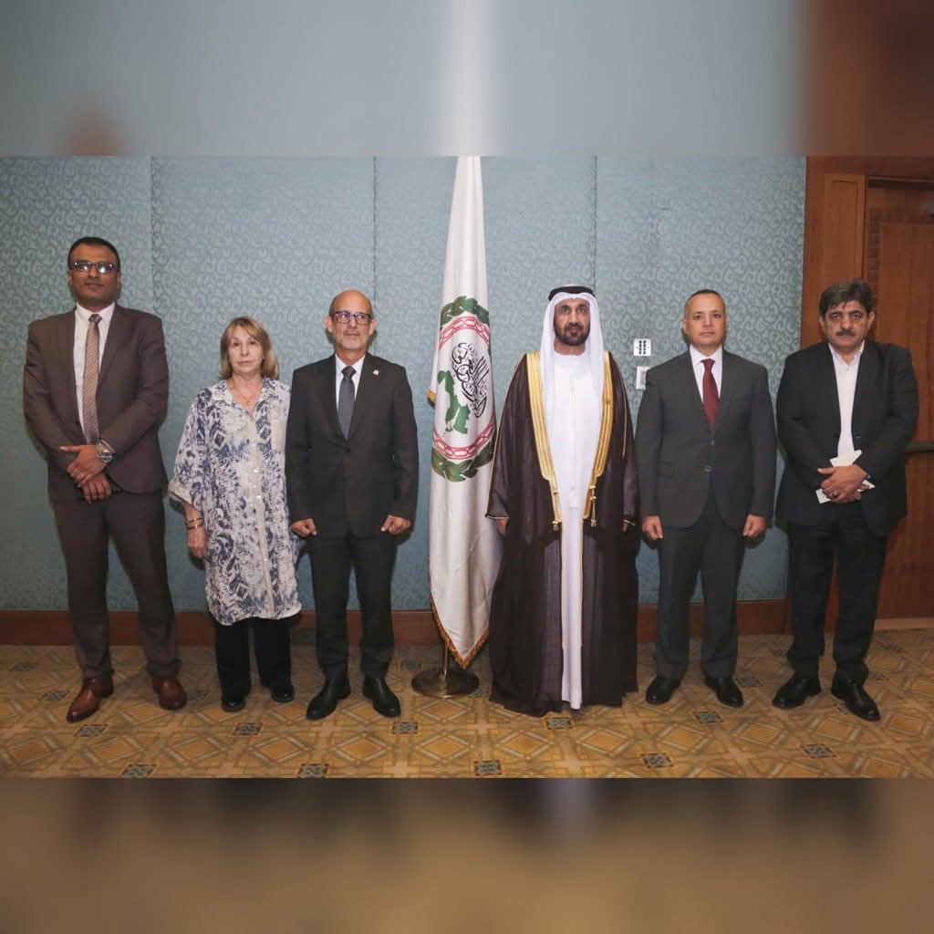 رئيس البرلمان العربي يبحث مع نظيره في أمريكا اللاتينية سبل تعزيز التعاون البرلماني المشترك