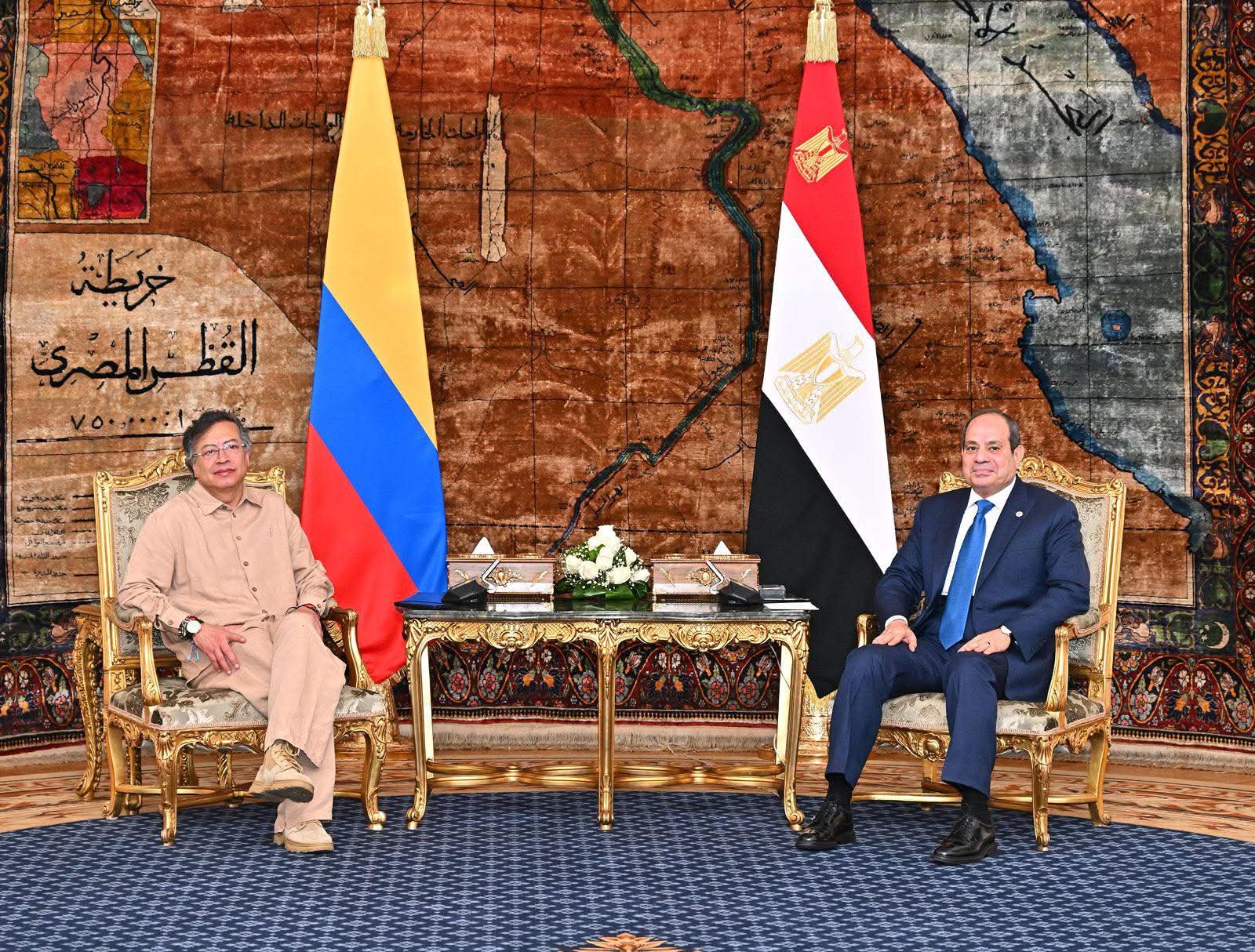 الرئيس السيسى يبحث استعداد كولومبيا للإنخراط الفعال في جهود تنفيذ اتفاق وقف الحرب في قطاع غزة