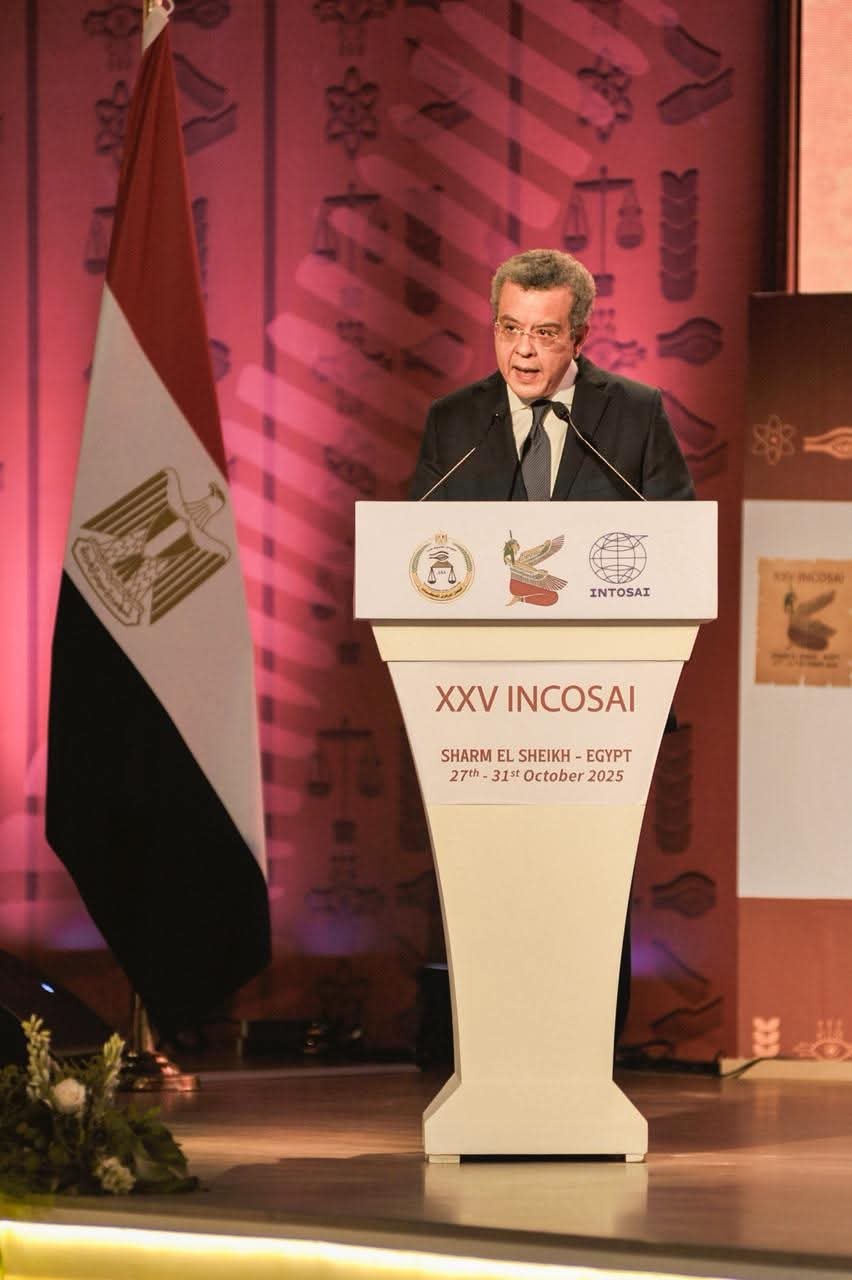 رئيس الجهاز المركزي للمحاسبات : إعلان شرم الشيخ.. فاتحة لعهد جديد من العمل المشترك في مسيرة الإنتوساي