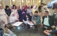 المهندس محمود وعروسه شروق فى قفص الزوجية