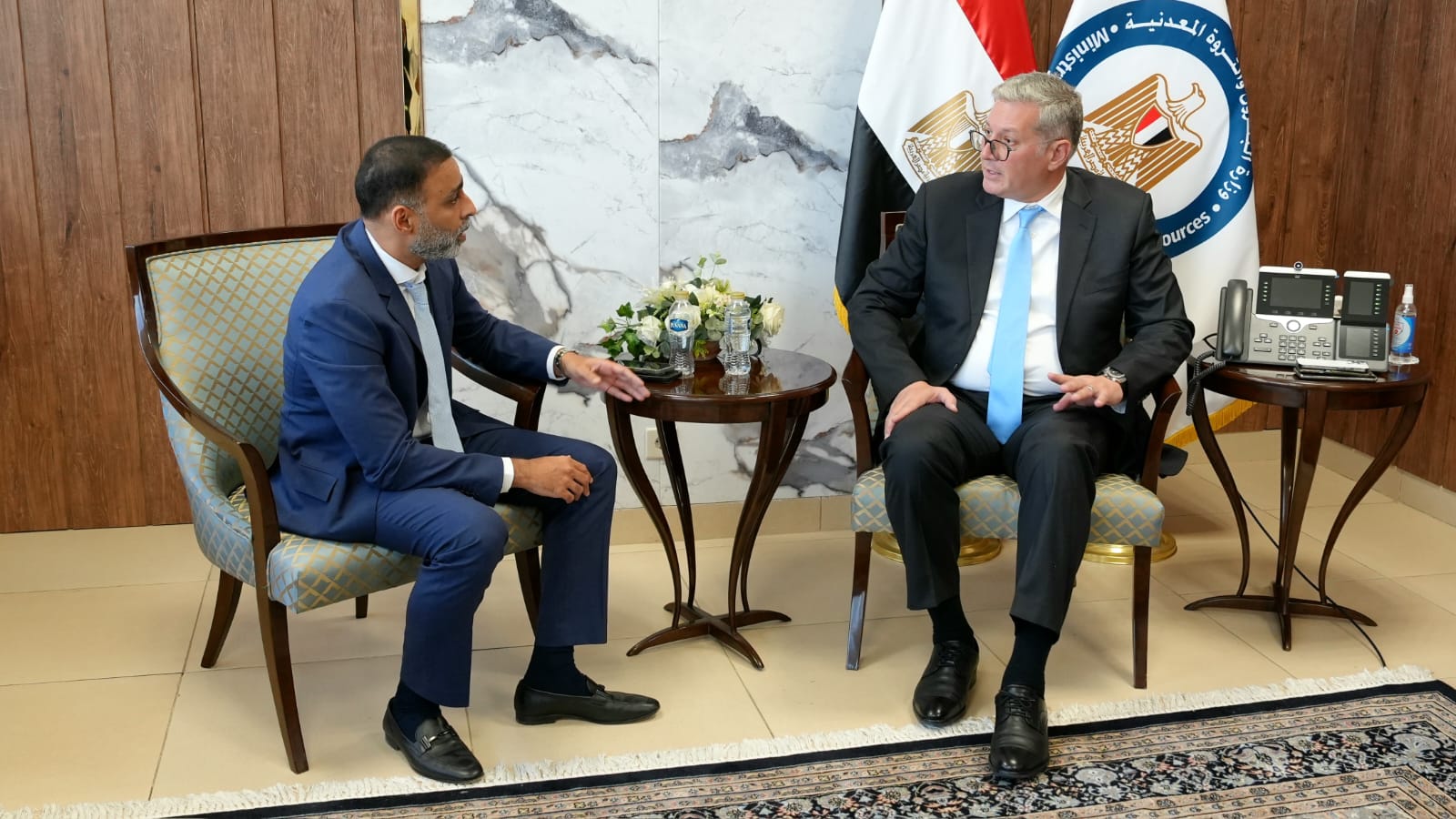 بدوى يبحث مع أركيوس انرجي تعزيز الاستثمارات في استكشاف وإنتاج الغاز الطبيعي بالبحر المتوسط
