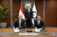 بدوى يشهد توقيع عقد أعمال الحفر بين بي بي وفالاريس لخمس آبار جديدة للغاز بالبحر المتوسط