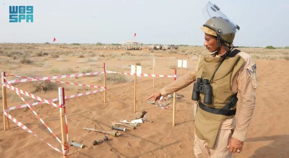 المملكة تواصل جهودها في تطهير الأراضي اليمنية من الألغام وتنجح في نزع 815 لغمًا