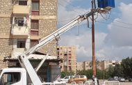 رفع مخلفات  ٩٦٢٨ طن وصيانة الإنارة بالمراكز بالإسماعيلية