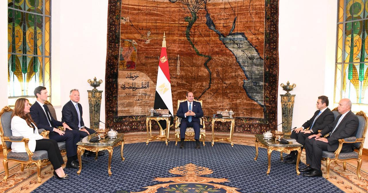 الرئيس السيسى يستقبل المبعوث الخاص الأمريكي للشرق الأوسط