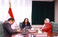 بالفيديو كونفرانس وزيرة التضامن تشارك  جلسة حوارية  لجامعة الدول العربية  بعنوان   