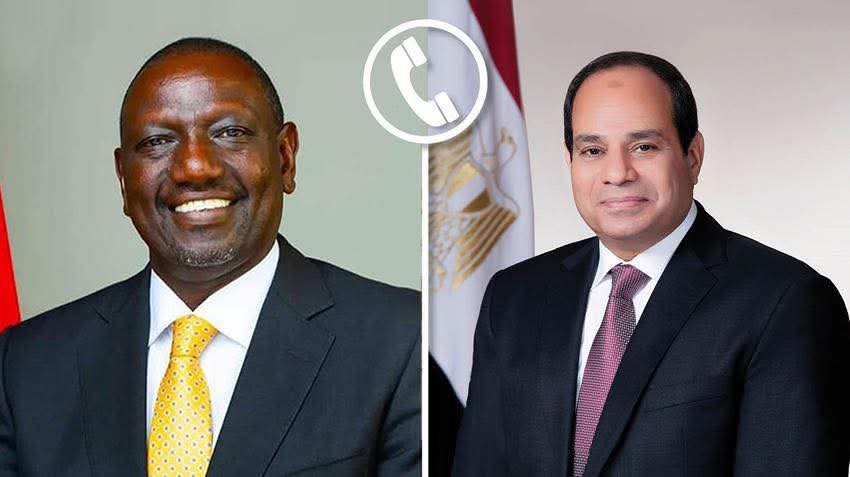 الرئيس السيسى يقدم التعازي للرئيس الكيني في ضحايا الانزلاق الأرضي